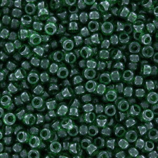 Miyuki rocailles Perlen 11/0 - Transparent green luster 11-173